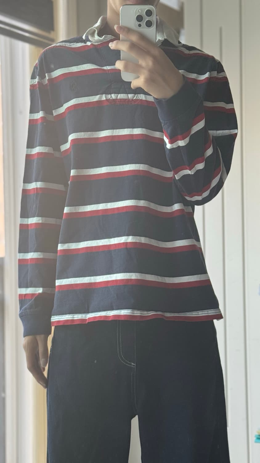 폴로 럭비 스트라이프 카라 롱슬리브 xL 상품이미지1