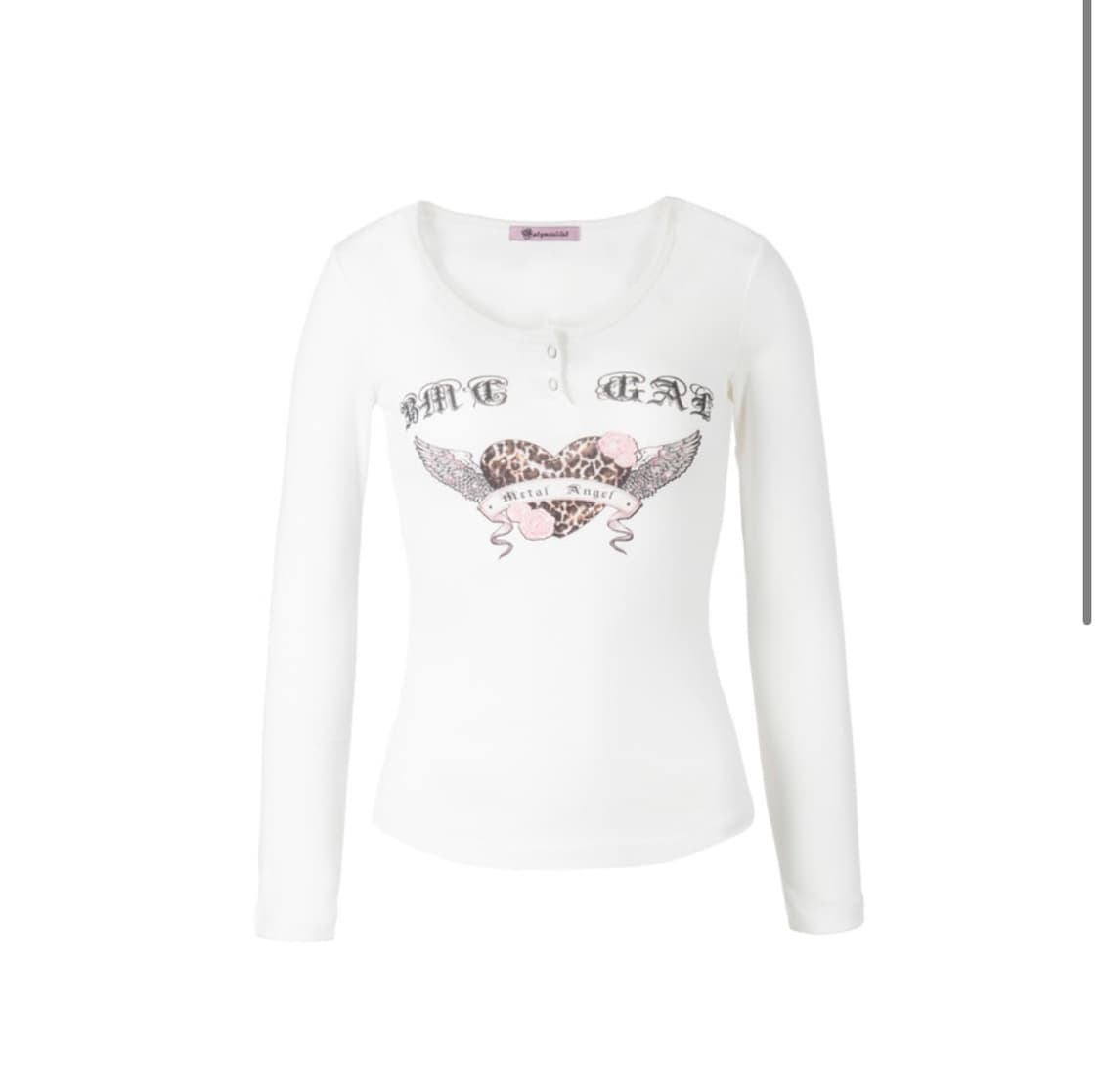 베이비메탈클럽 bmc gal 걀 티 화이트 갸루 상품이미지1