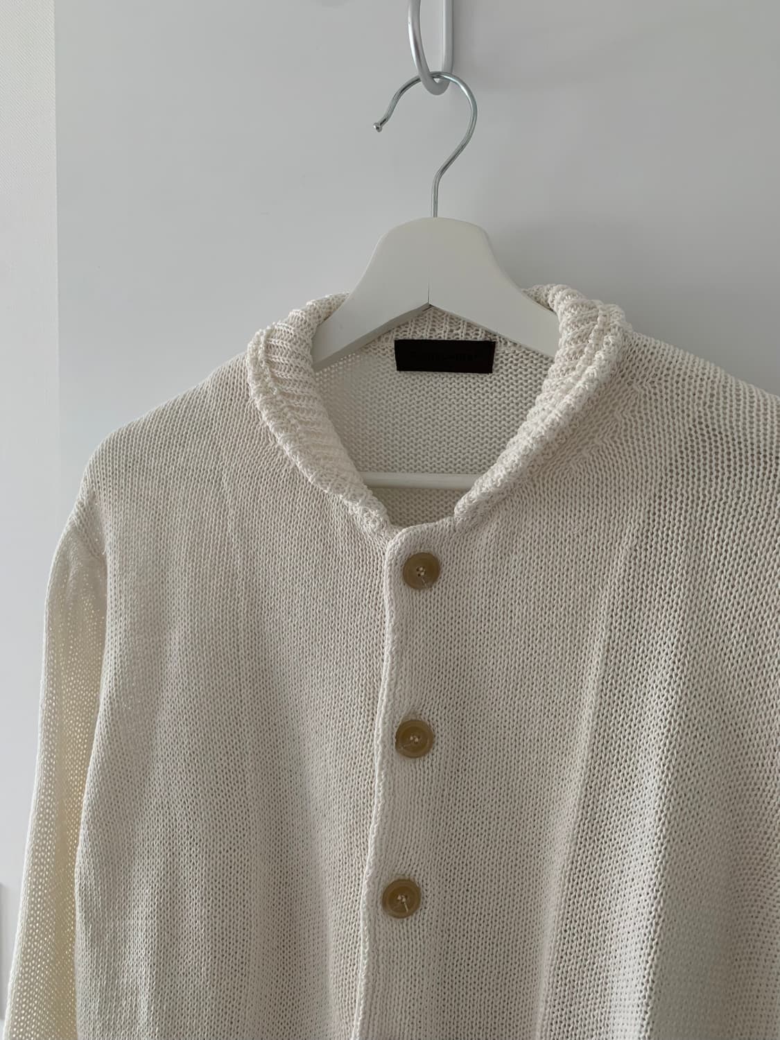 아이보리 하이넥 가디건 상품이미지5
