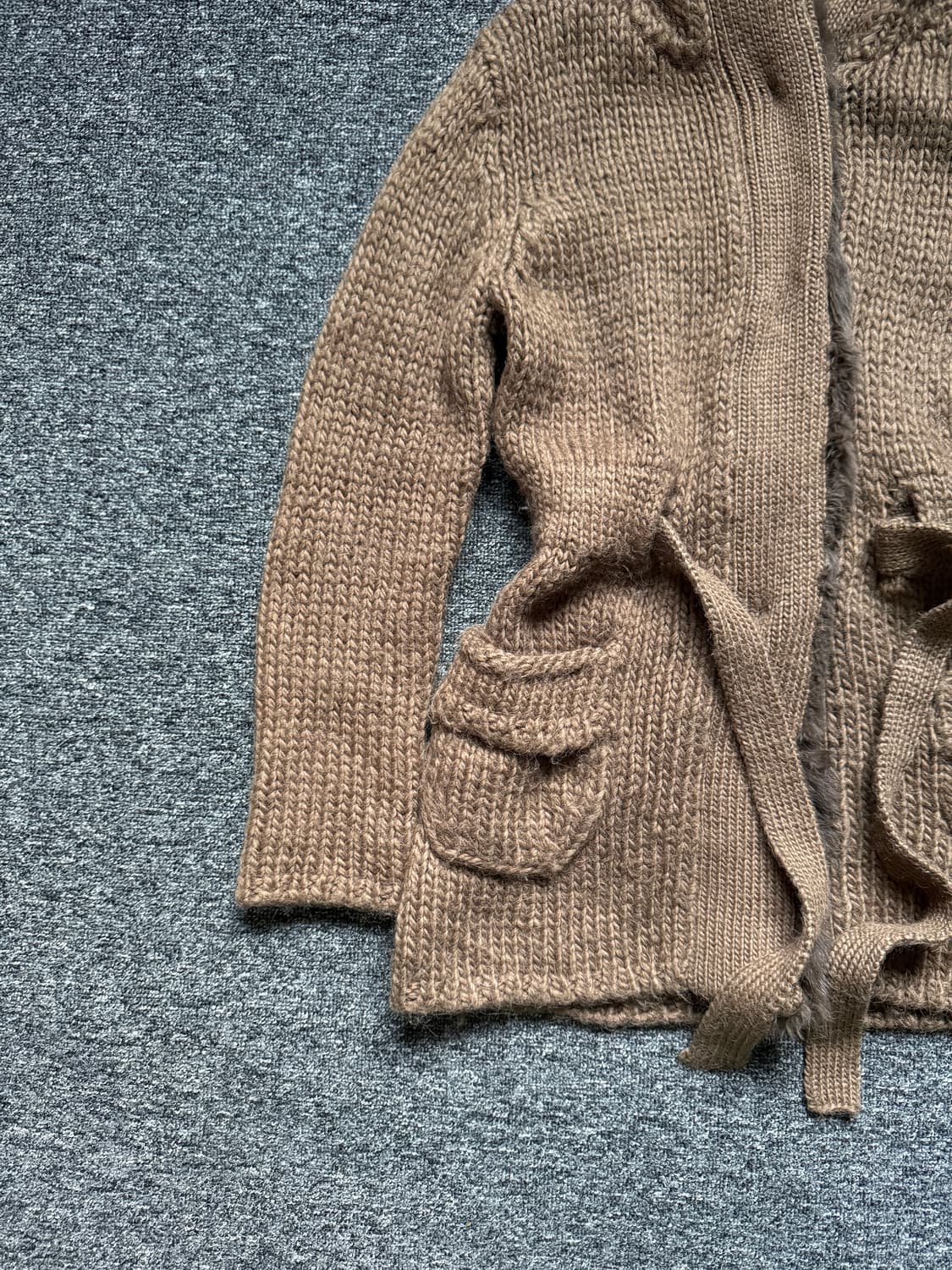 VTG 퍼 트리밍 후드 상품이미지5