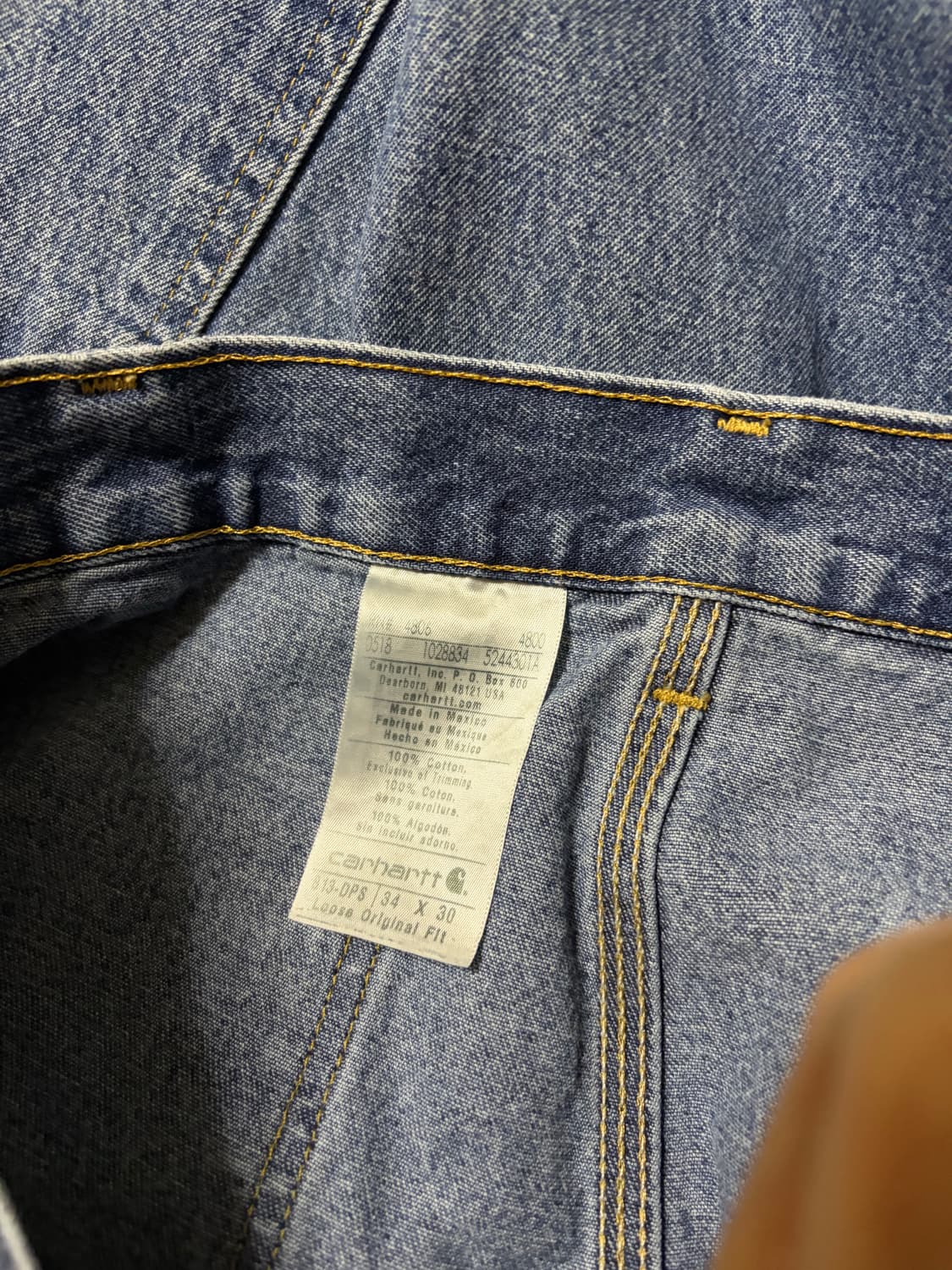 칼하트 데님 싱글니 상품이미지6