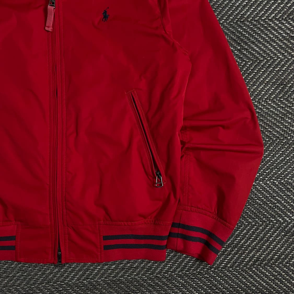 폴로 랄프로렌 포니 로고 트윌 코튼 해링턴 자켓 y 2949 상품이미지3