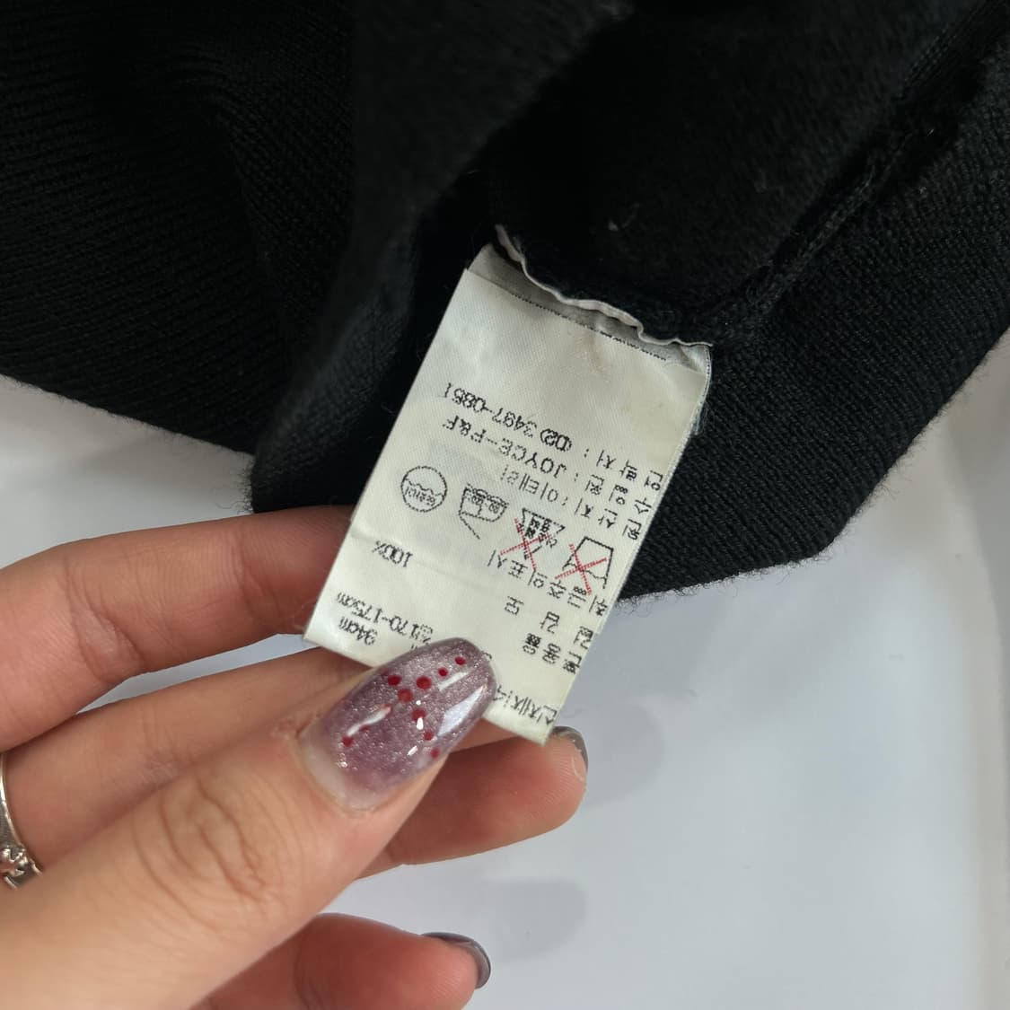 Vivienne westwood 비비안웨스트우드 레드라벨 블랙 카라니트  상품이미지5