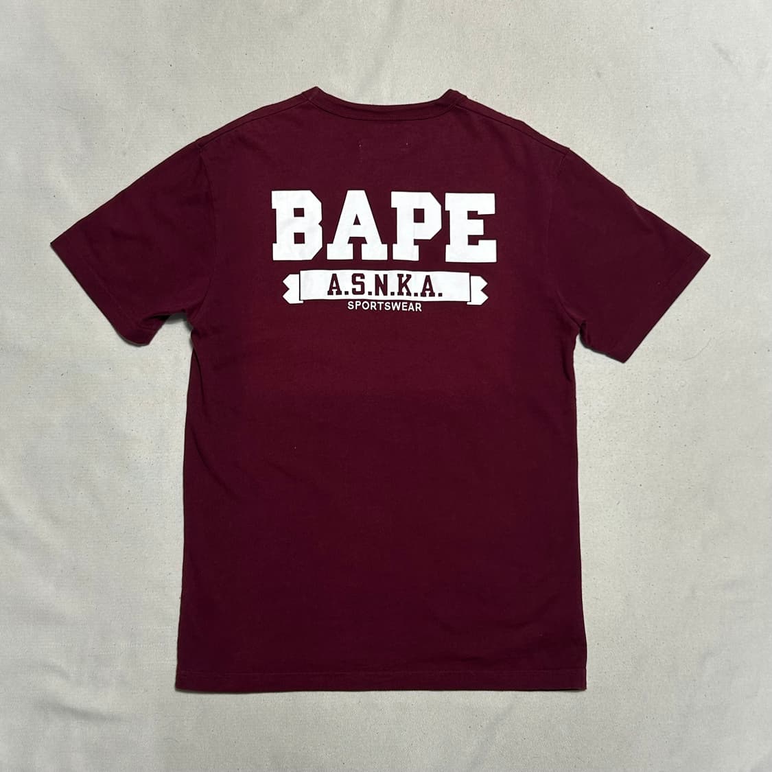 M 베이프 x 챔피온 콜라보 빅로고 반팔티 상품이미지3