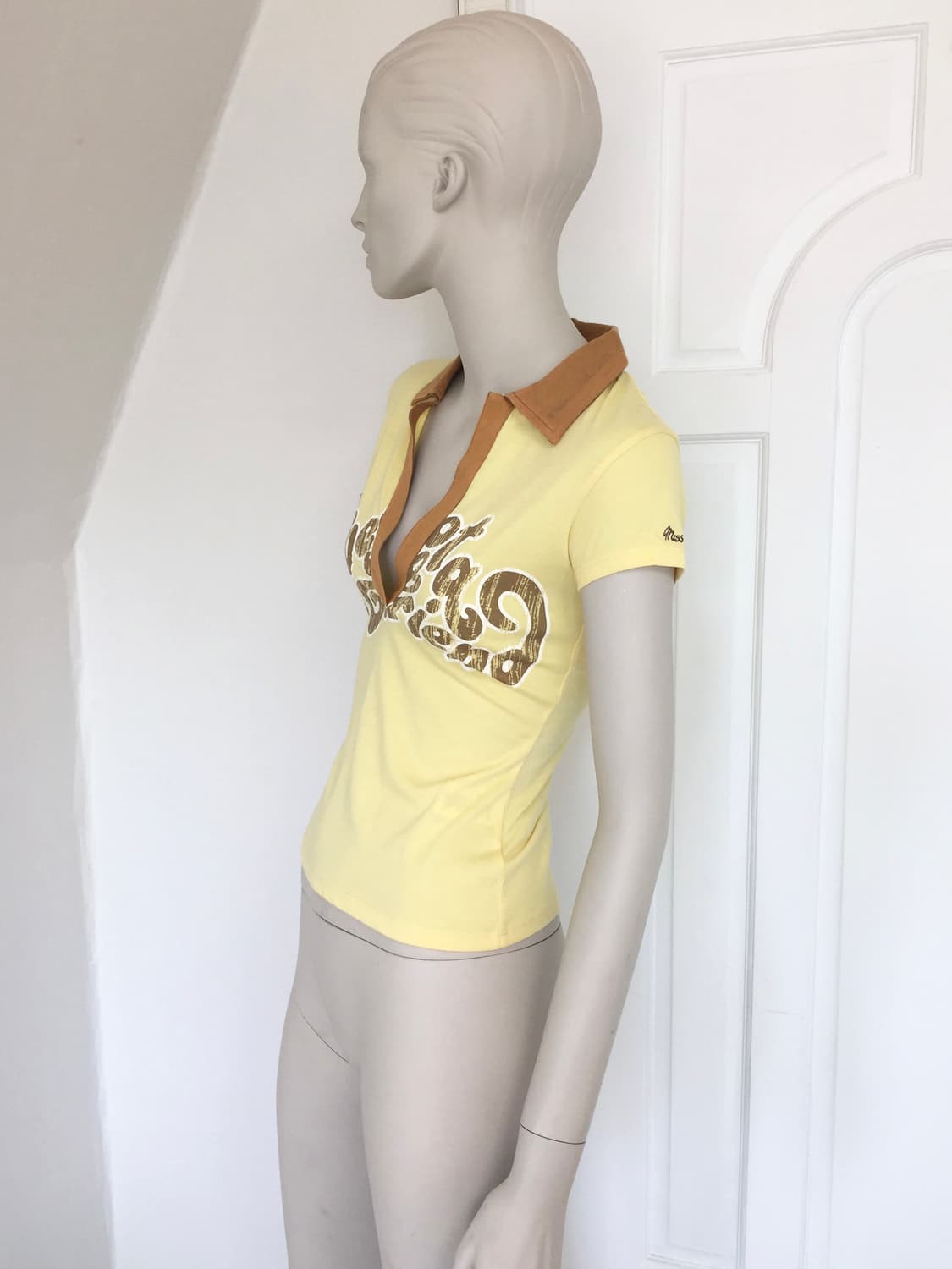 Miss Sixty Yellow Fitted Polo Shirt 상품이미지6
