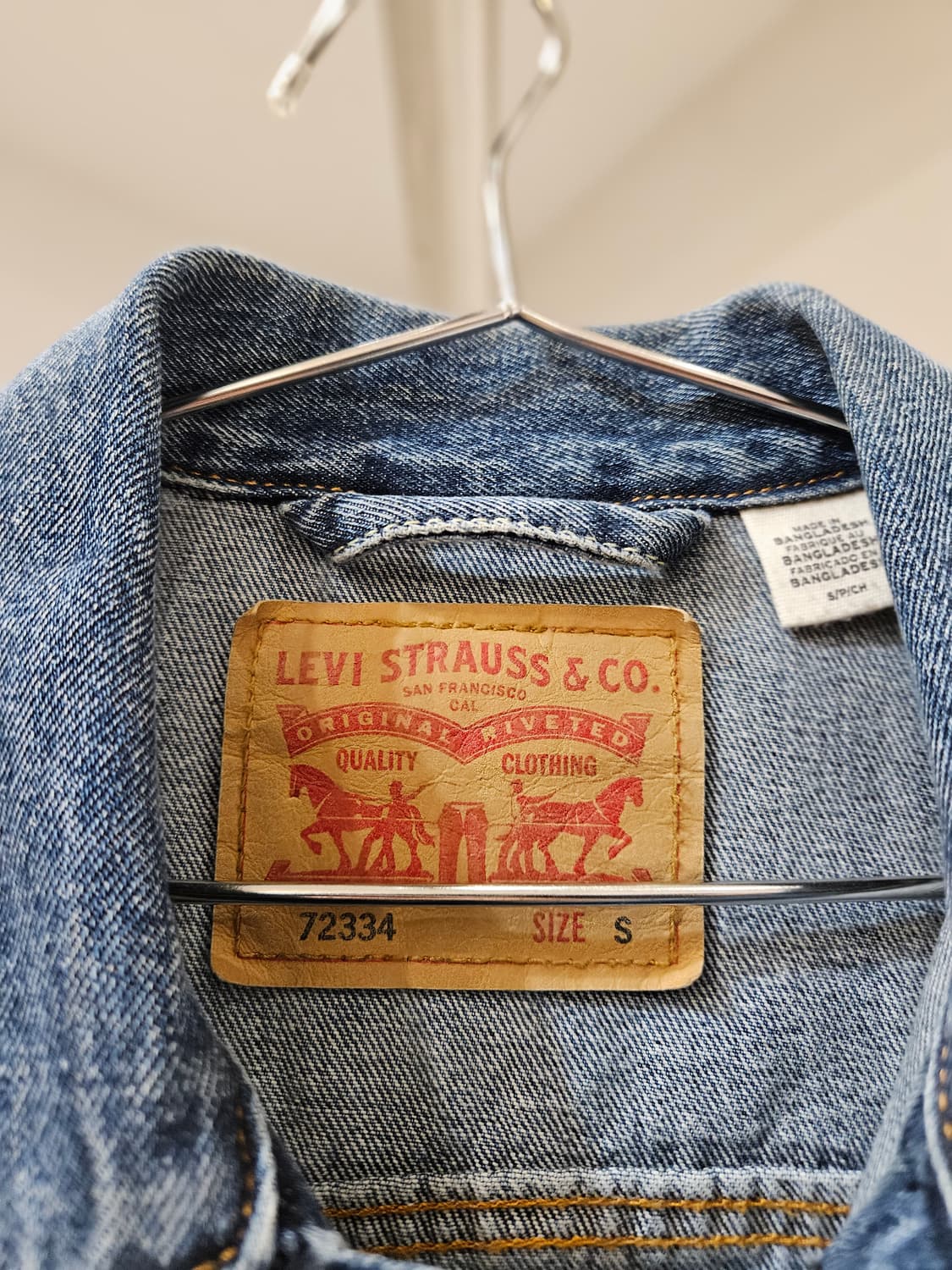 리바이스 데님 청자켓 상품이미지3