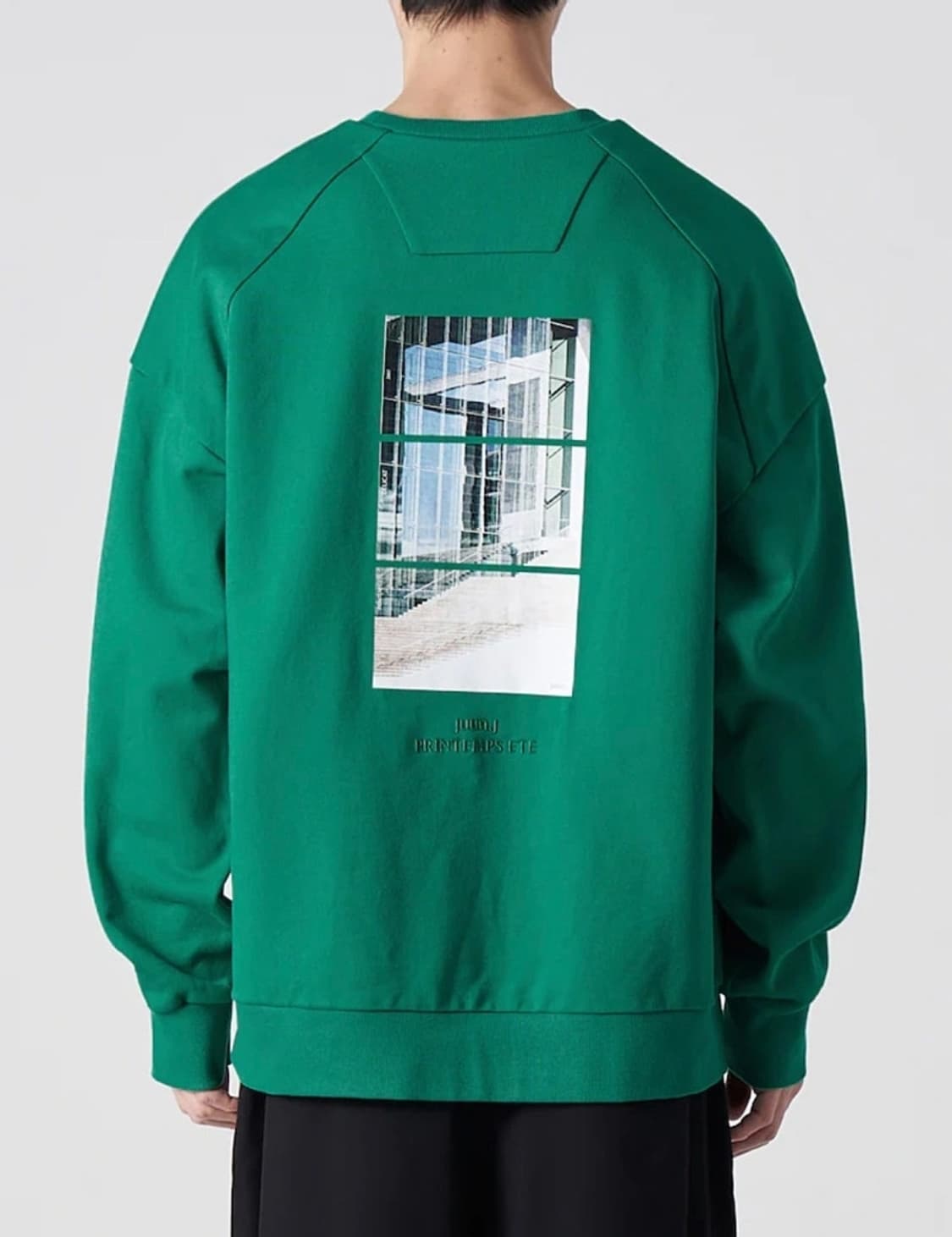 준지 애플그린 엠브로이더리 맨투맨 상품이미지3