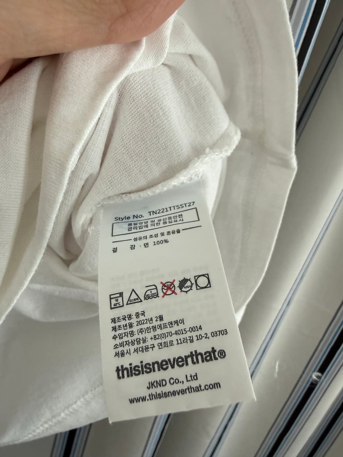 디스이즈네버댓(thisisneverthat)의 그래픽 반팔 티셔츠 상품이미지3