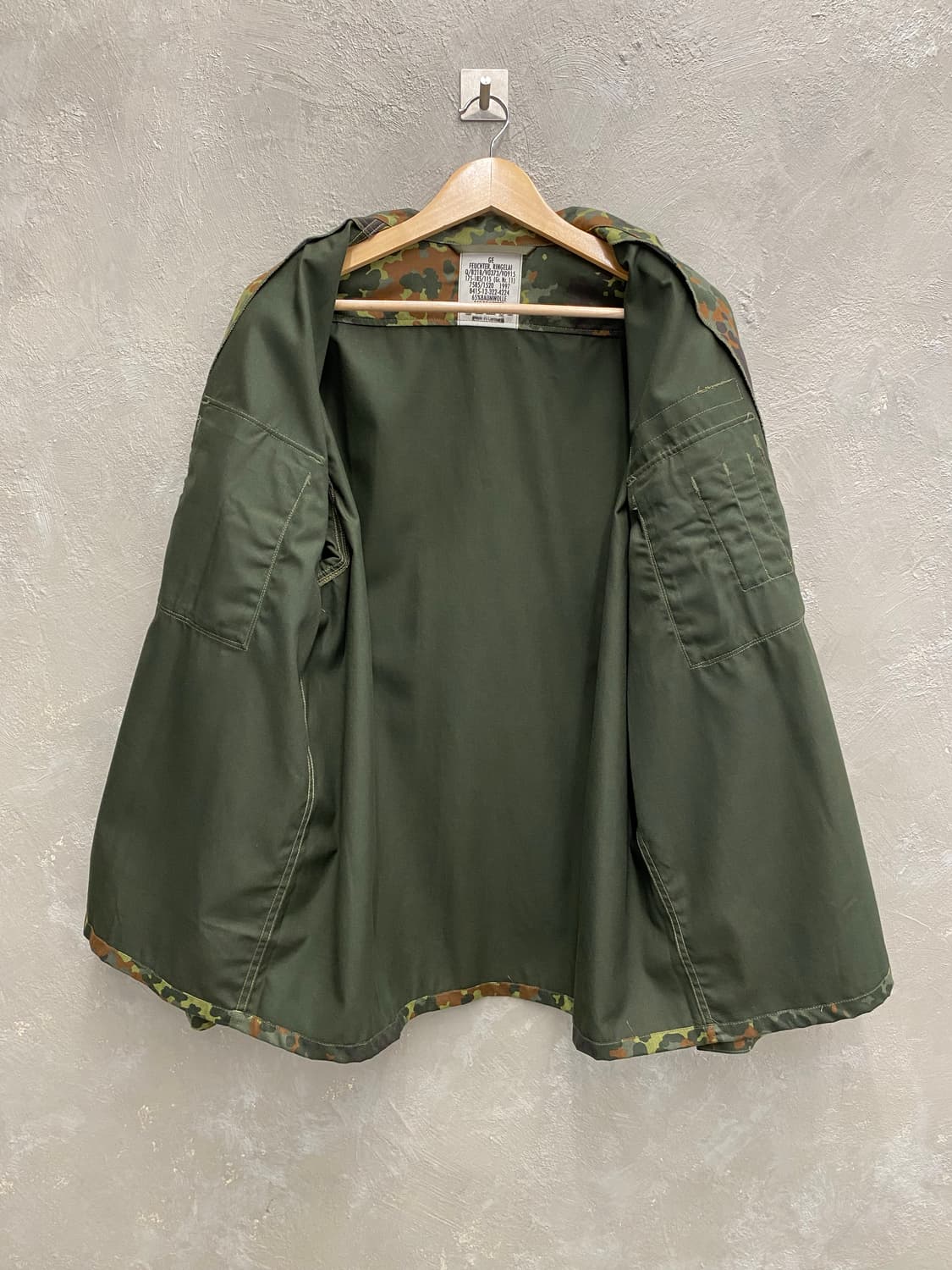 [XL] 90s German 독일군 카모플라쥬 밀리터리 자켓 상품이미지6