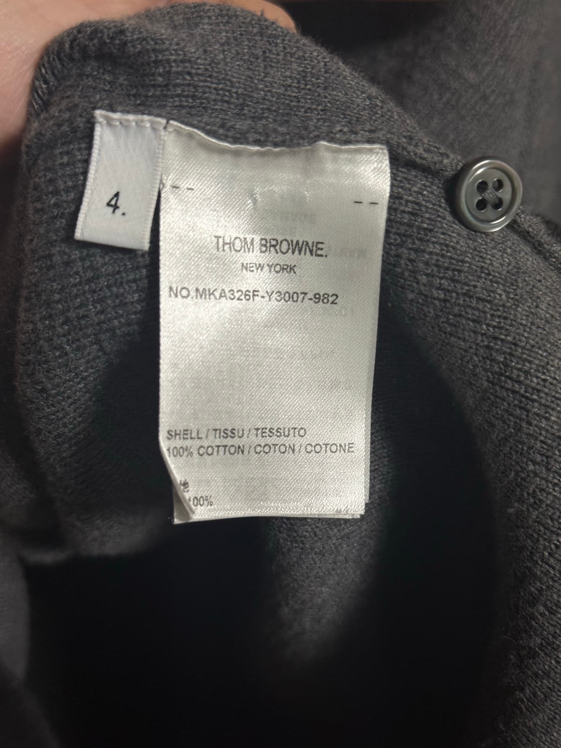 톰브라운 밀라노스티치 암밴드 펀믹스 니트 4 상품이미지8