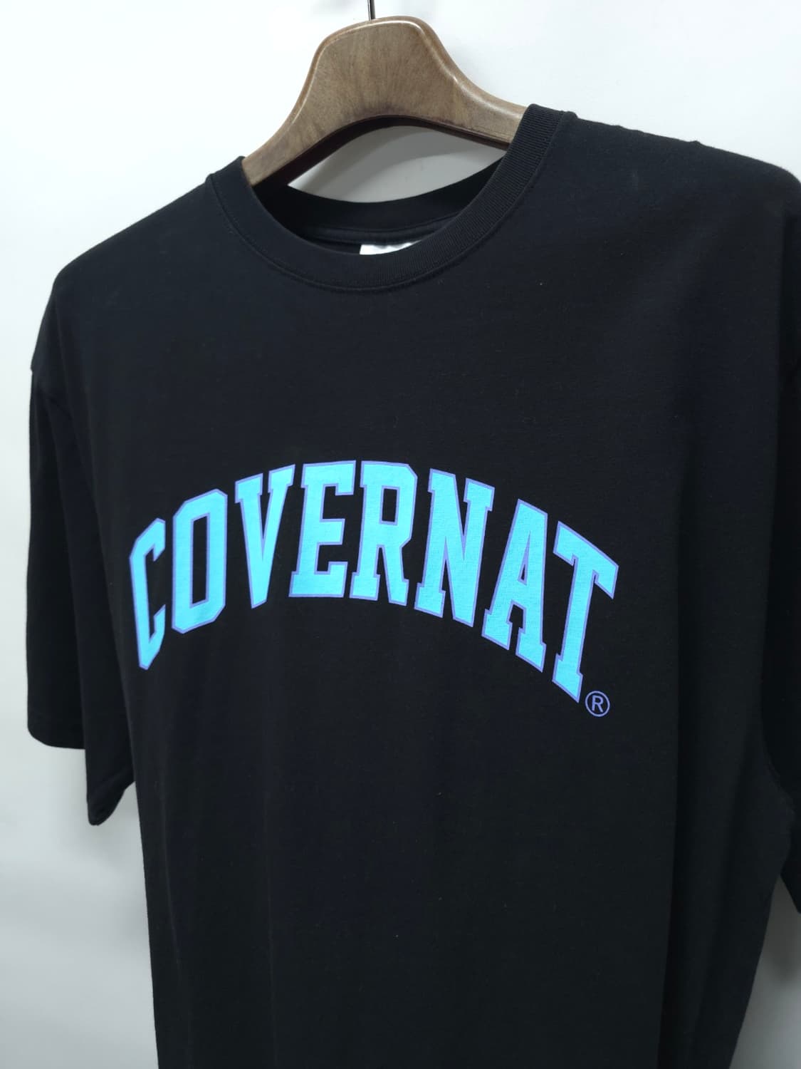 커버낫 아치 로고 반팔 티셔츠 블랙 XL 상품이미지10