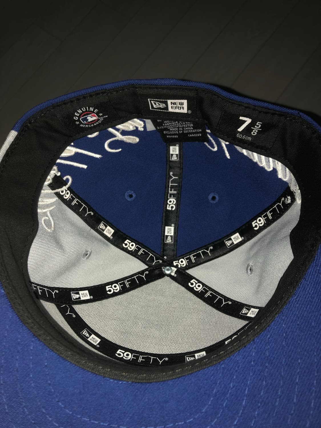 La다져스 스크립트 스플릿 패널 뉴에라 사이즈캡 상품이미지5