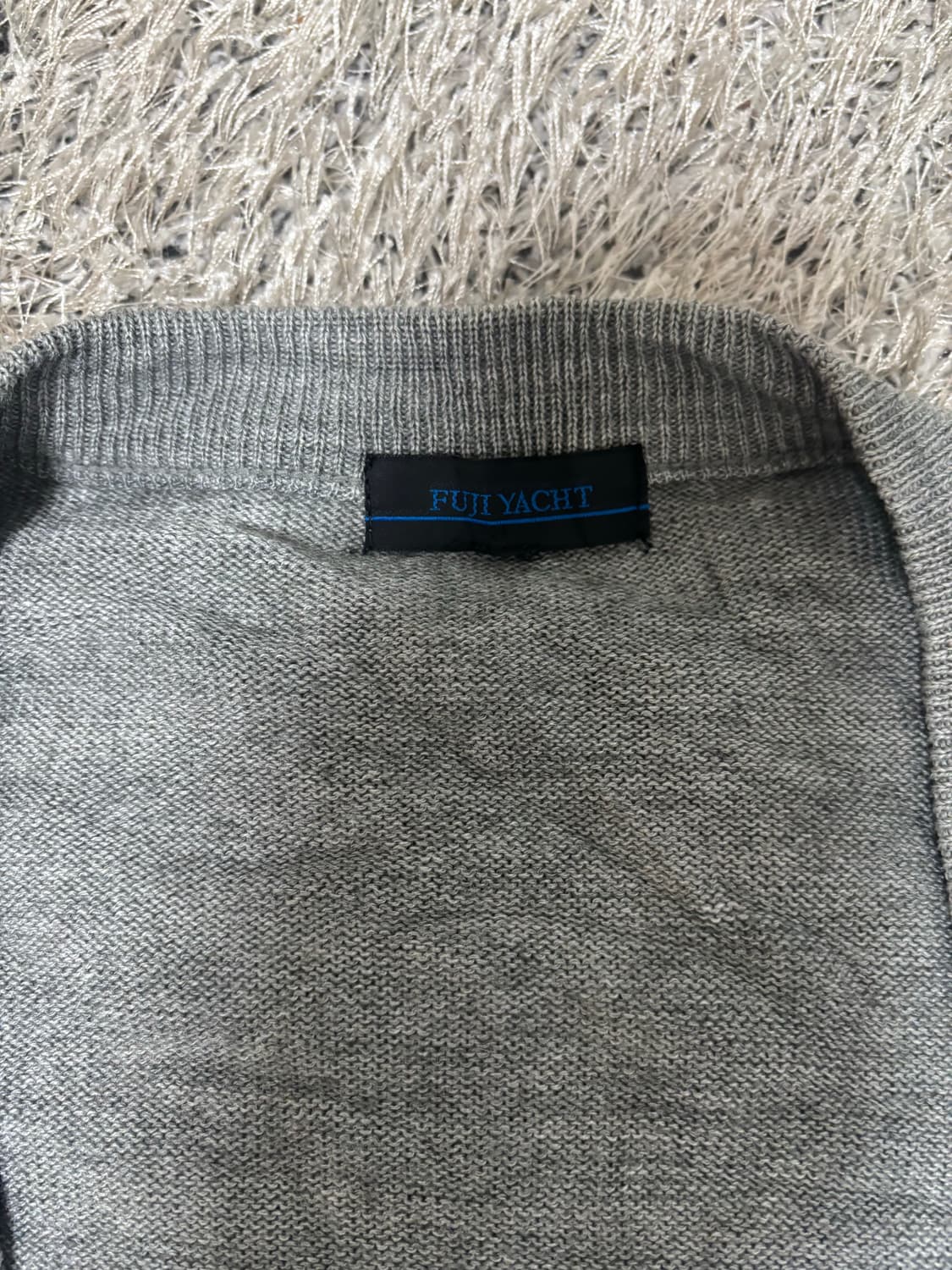 일제 FUJI YACHT 울 가디건 사이즈 105-110 상품이미지2
