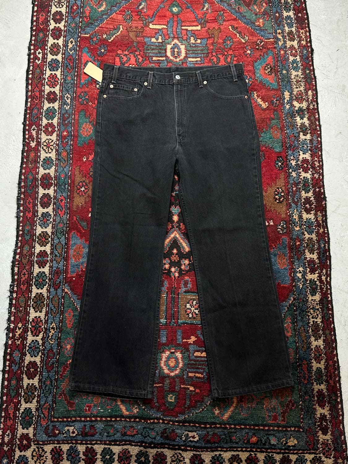 90's USA Made 리바이스 517 블랙 부츠컷 플레어진 상품이미지1