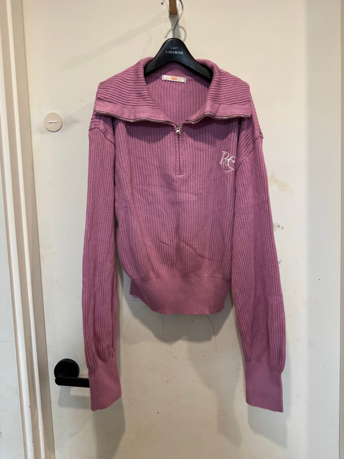 로씨로씨 하프 니트 집업 상품이미지3