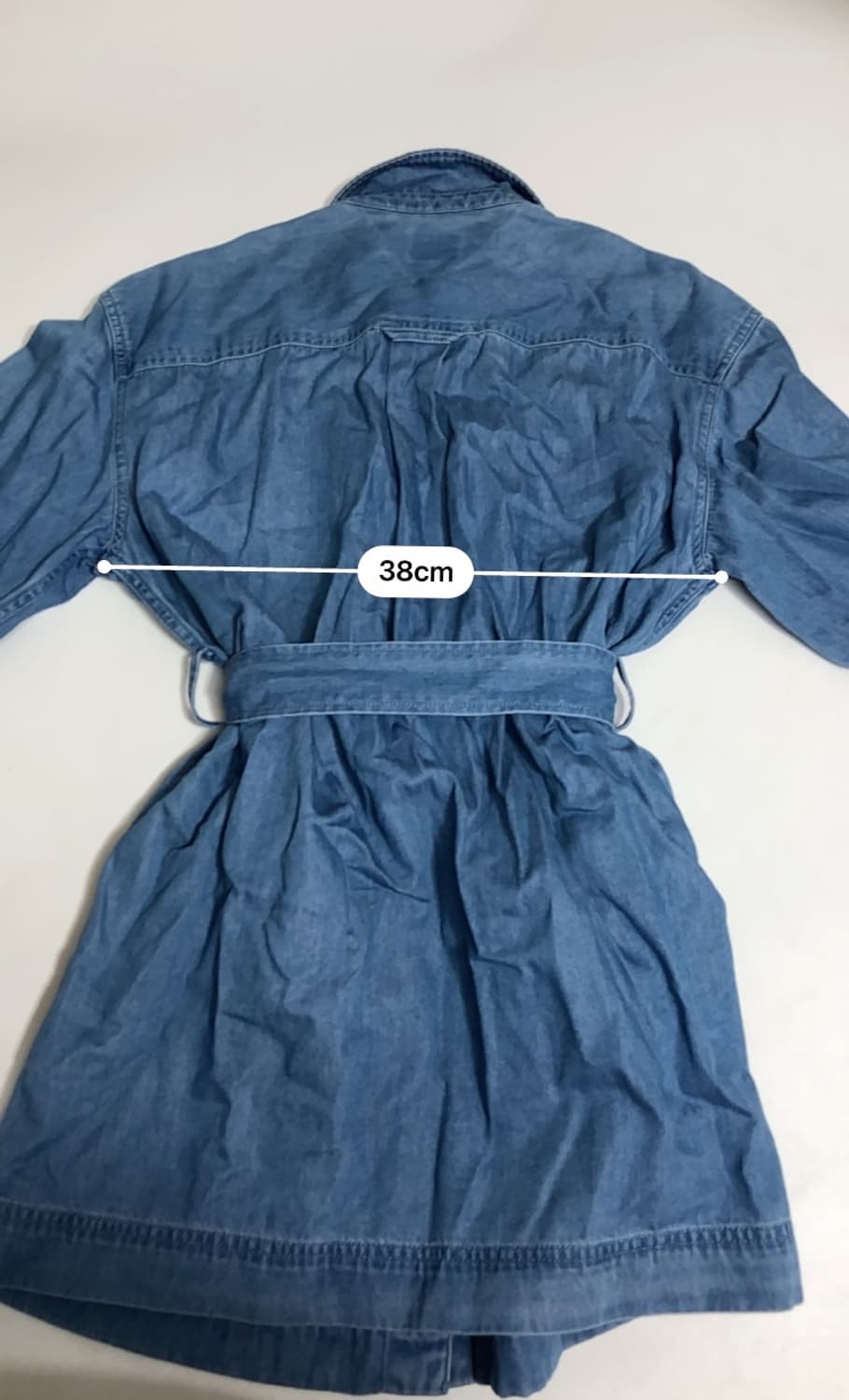 타미진스 데님 플리츠 원피스 xs 상품이미지9