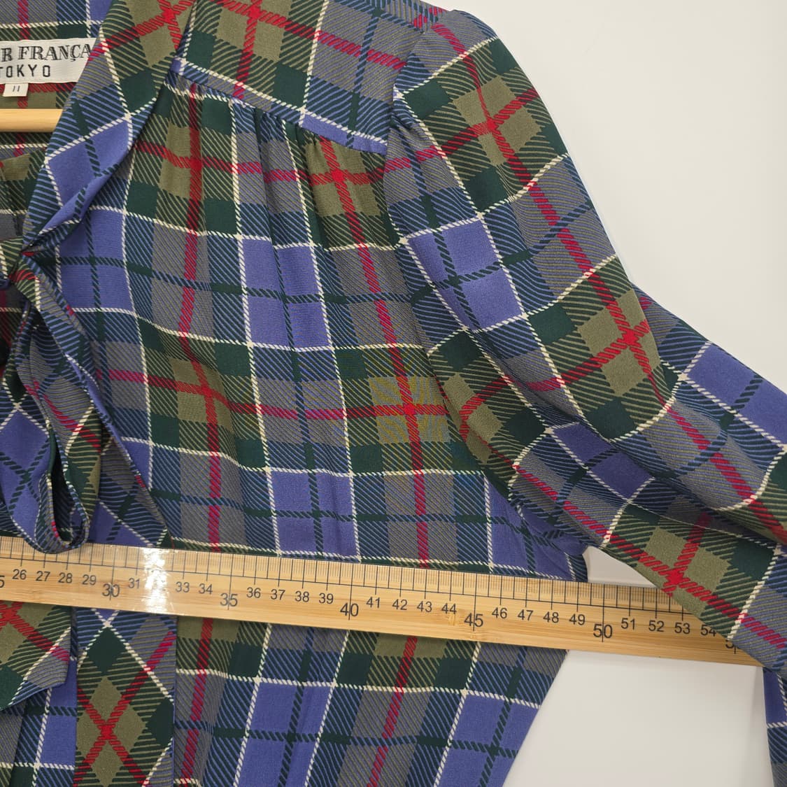 ATELIER FRANCAIS TOKYO 체크 롱 원피스 상품이미지6