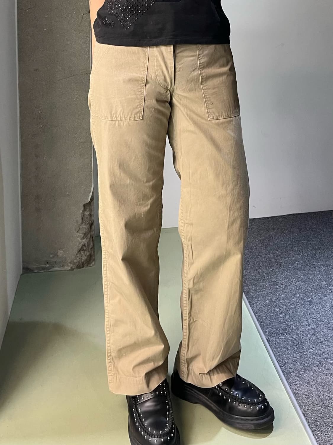 단톤 코튼 치노 팬츠 상품이미지2