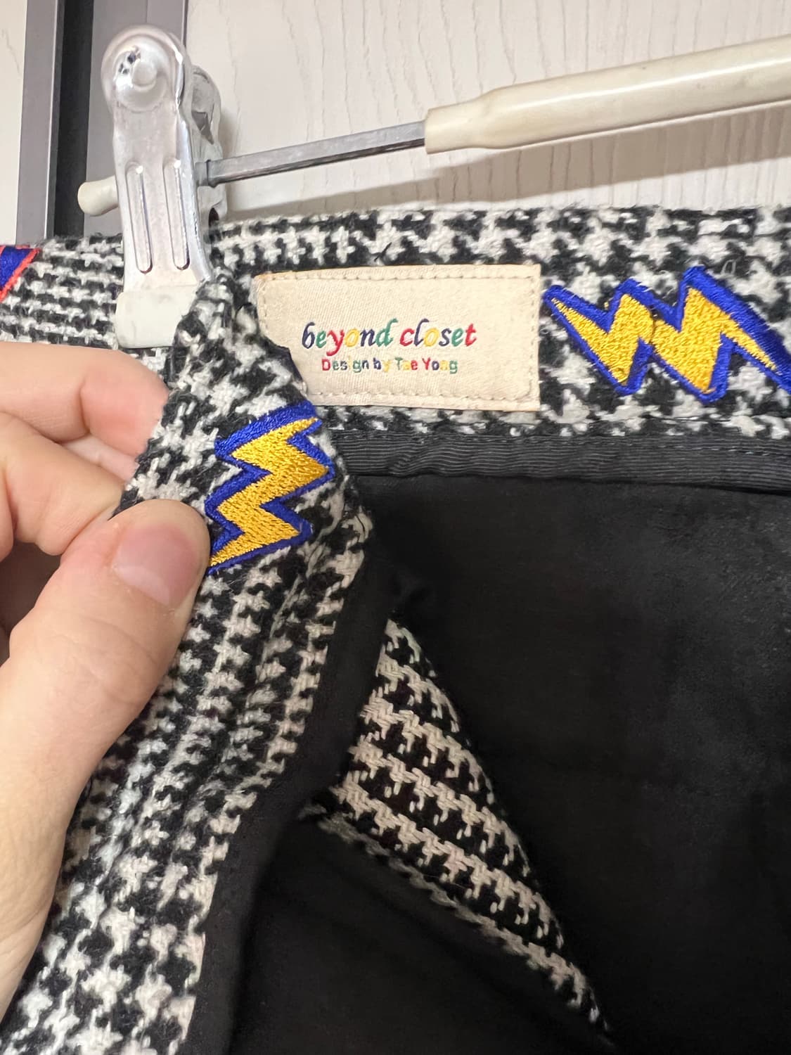 비욘드 클로젯 체크 패턴 팬츠 상품이미지2