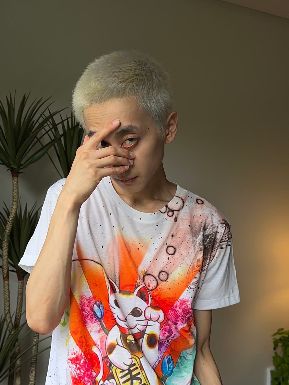 마네키네코 티셔츠 상품이미지2