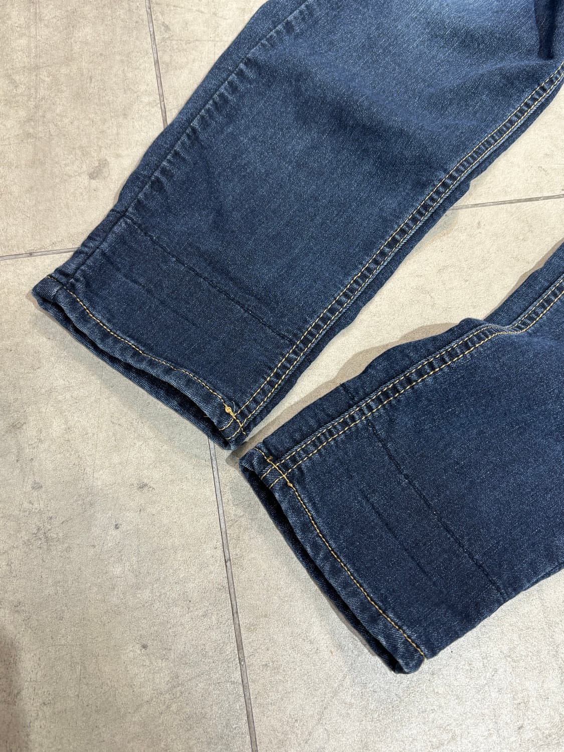 엑시즈팜 빈티지 레이스 디테일 데님팬츠 상품이미지3