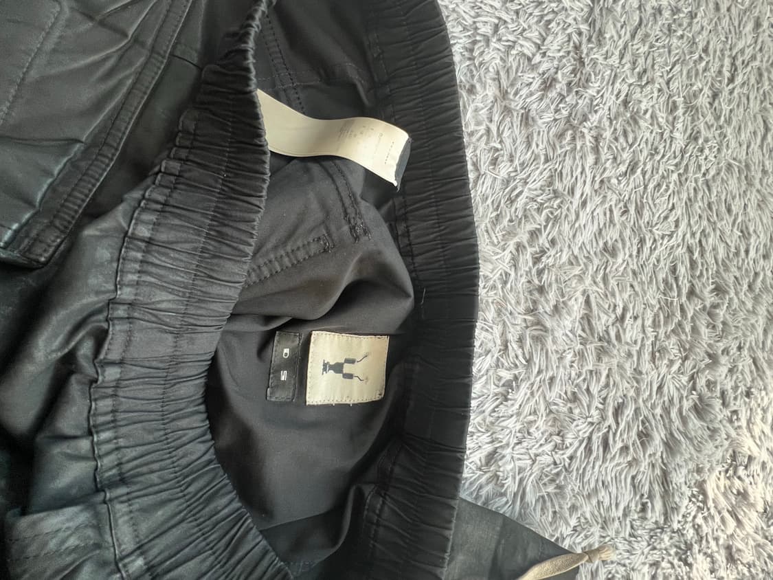 (S)릭오웬스 크리치 카고 태권도 팬츠 코팅 s사이즈 te소재 상품이미지9