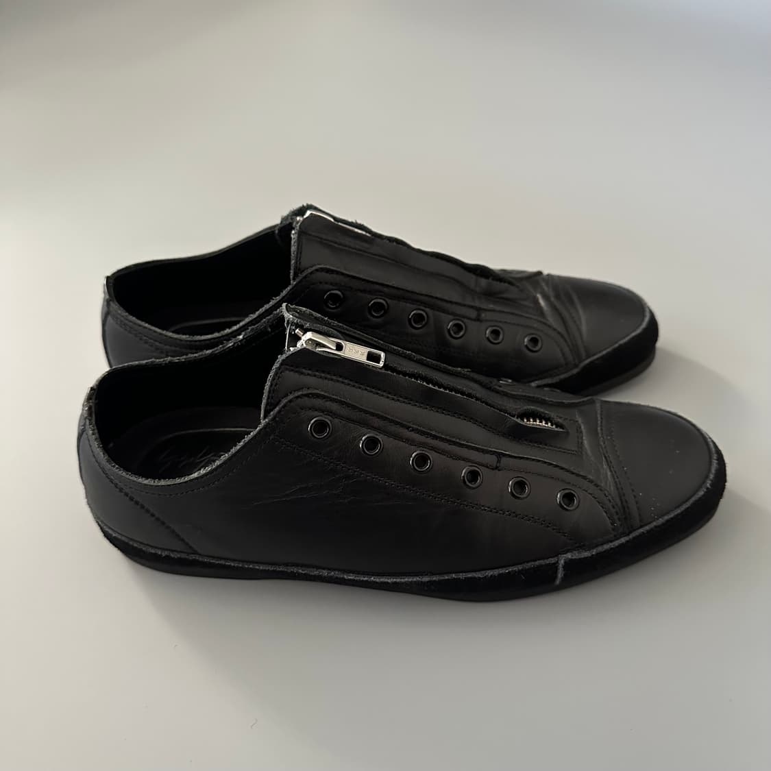 요지야마모토 yohji yamamoto 가죽 단화 스니커즈 상품이미지3