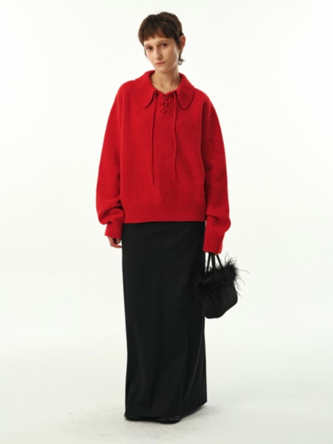 문선 Ostrich Hair Tote Bag 가방 상품이미지2