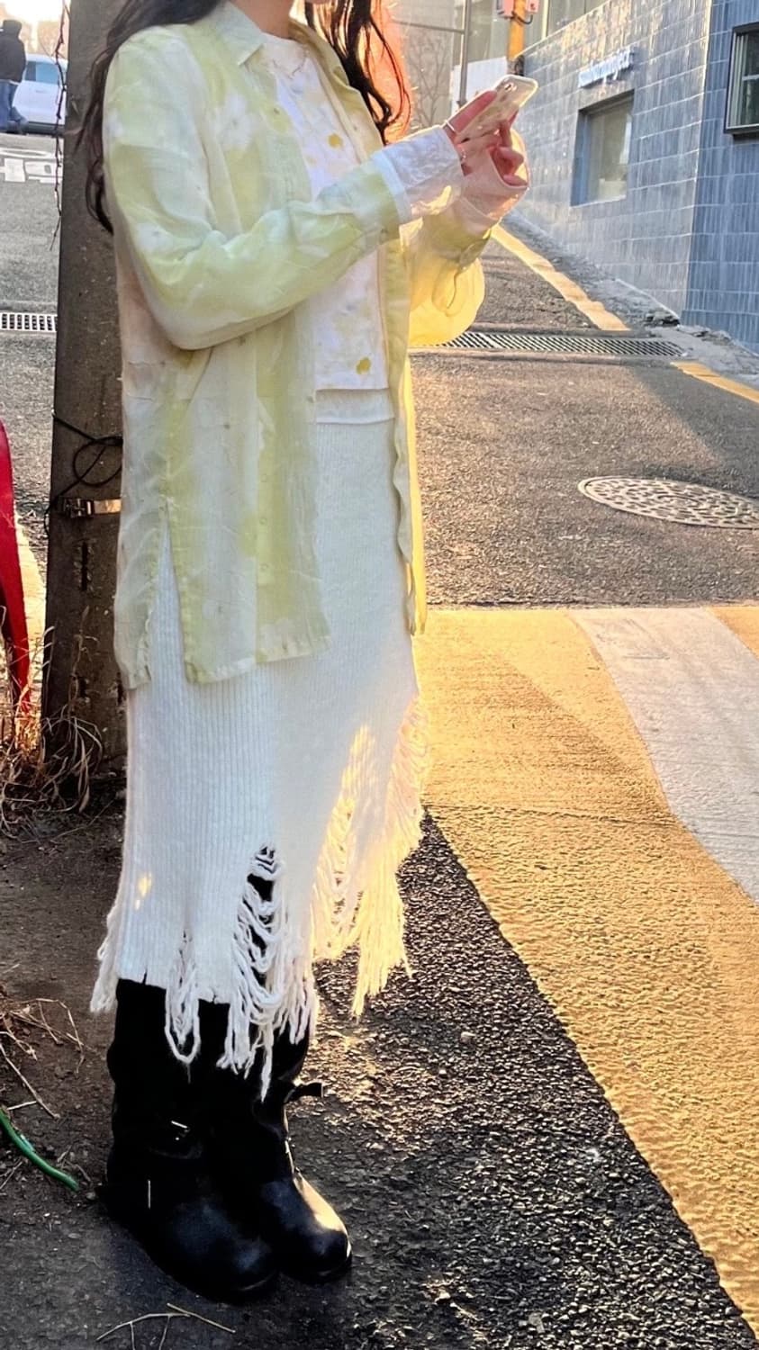 Vintage floral sheer shirt 상품이미지5