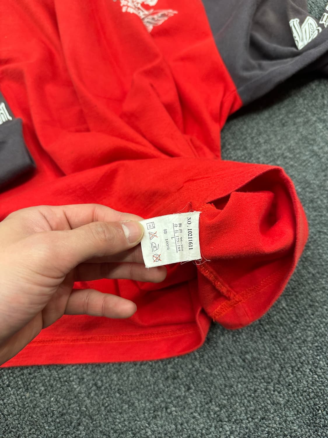 L) Beaumere 빈티지 프린팅 래글런 롱슬리브 긴팔티 상품이미지5