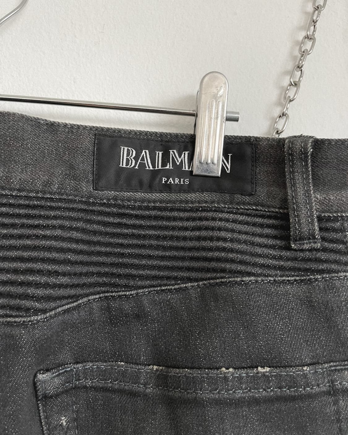 발망 14ss 왁스코팅 바이커데님 상품이미지9