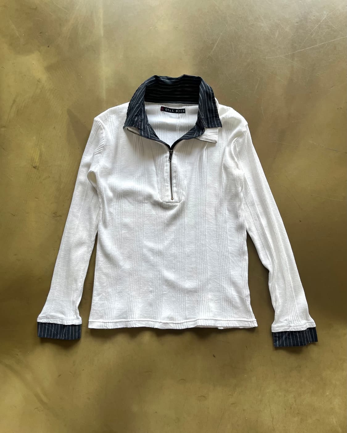 90-00s OVAL DICE Golgi Knit Half Zip-up 상품이미지3