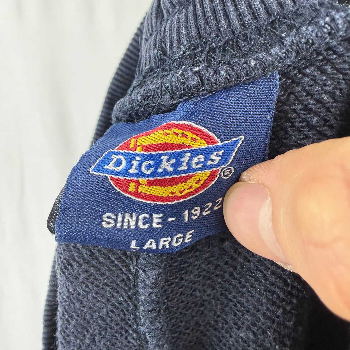 (S) 디키즈 스웻 팬츠 네이비 상품이미지5