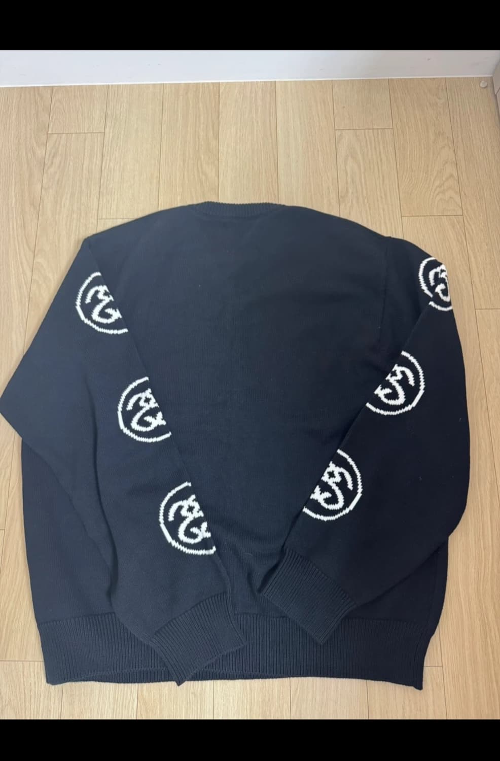 스투시 SS 링크 니트 블랙 XL 상품이미지2