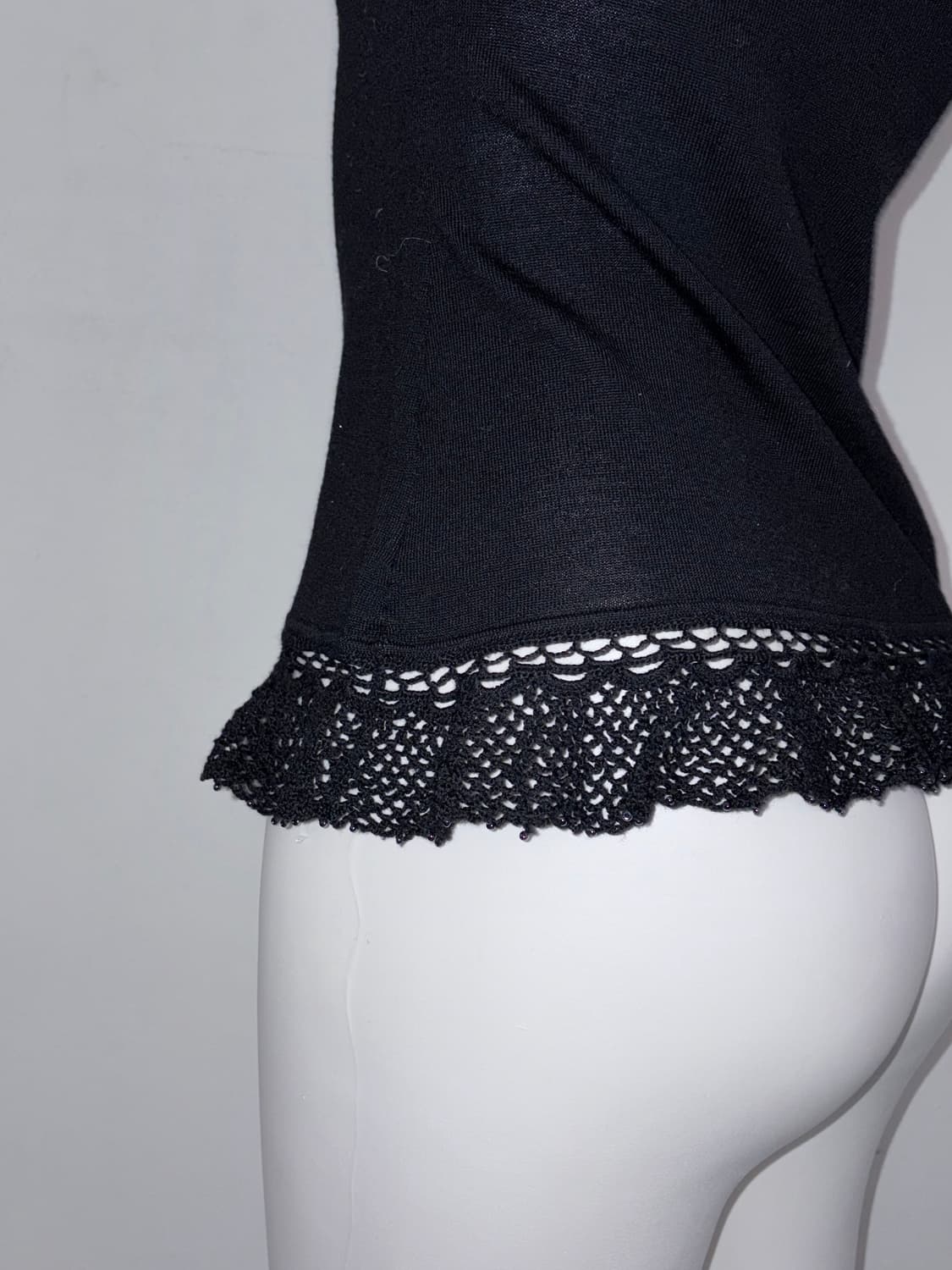 (핏보장) 다크페어리 블랙 나시 딱붙핏  상품이미지5