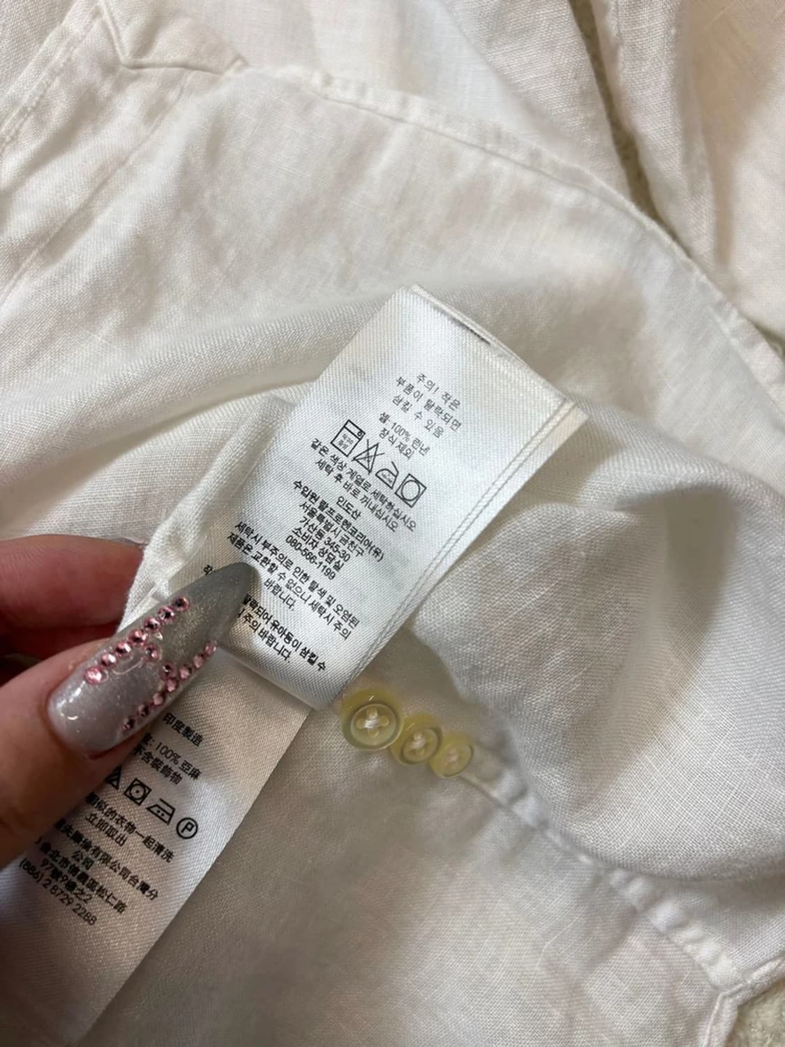 폴로 랄프로렌 솔리드 100% 린넨 셔츠 PN6269 상품이미지7