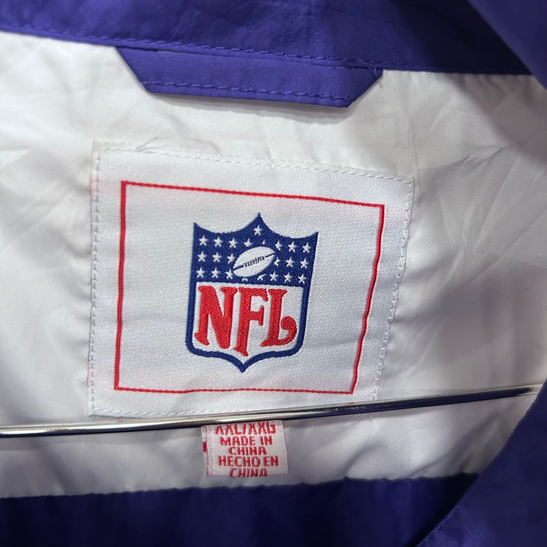 NFL 볼티모어 레이븐즈 배색 오버핏 경량 바람막이 상품이미지3