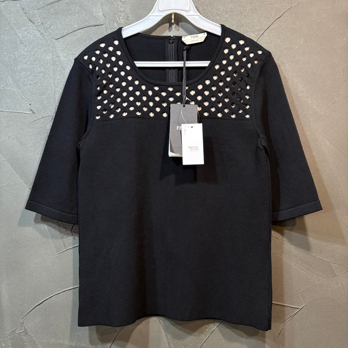 [40] FENDI 펜디 반팔 니트탑 상품이미지1