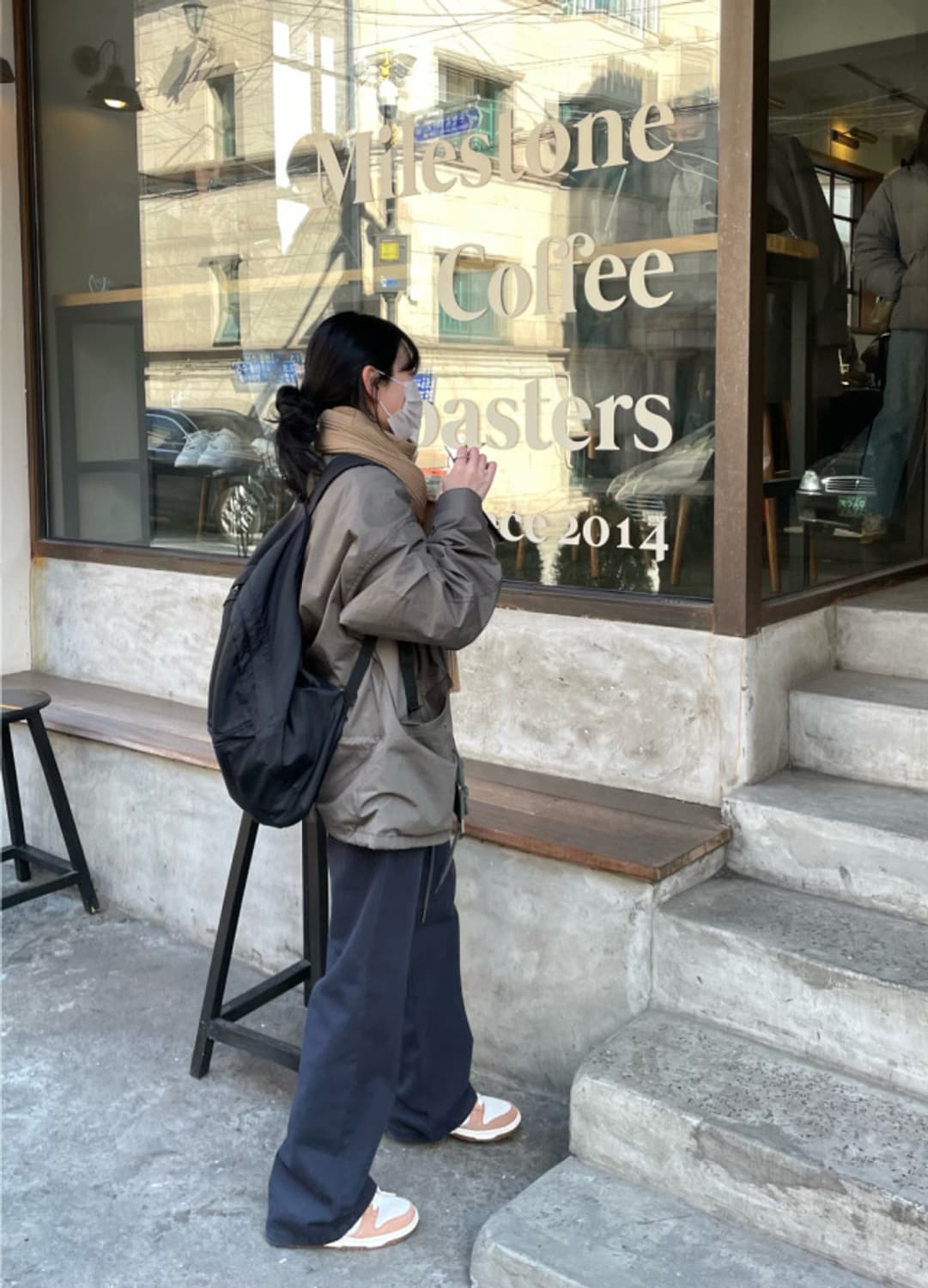 카키하프야상자켓 상품이미지6