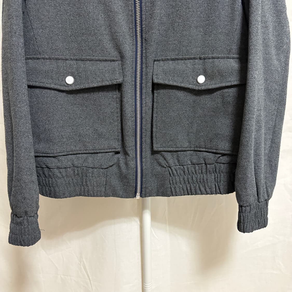 자라 울라이크 미니멀 집업 블루종 / 그레이, S 상품이미지3