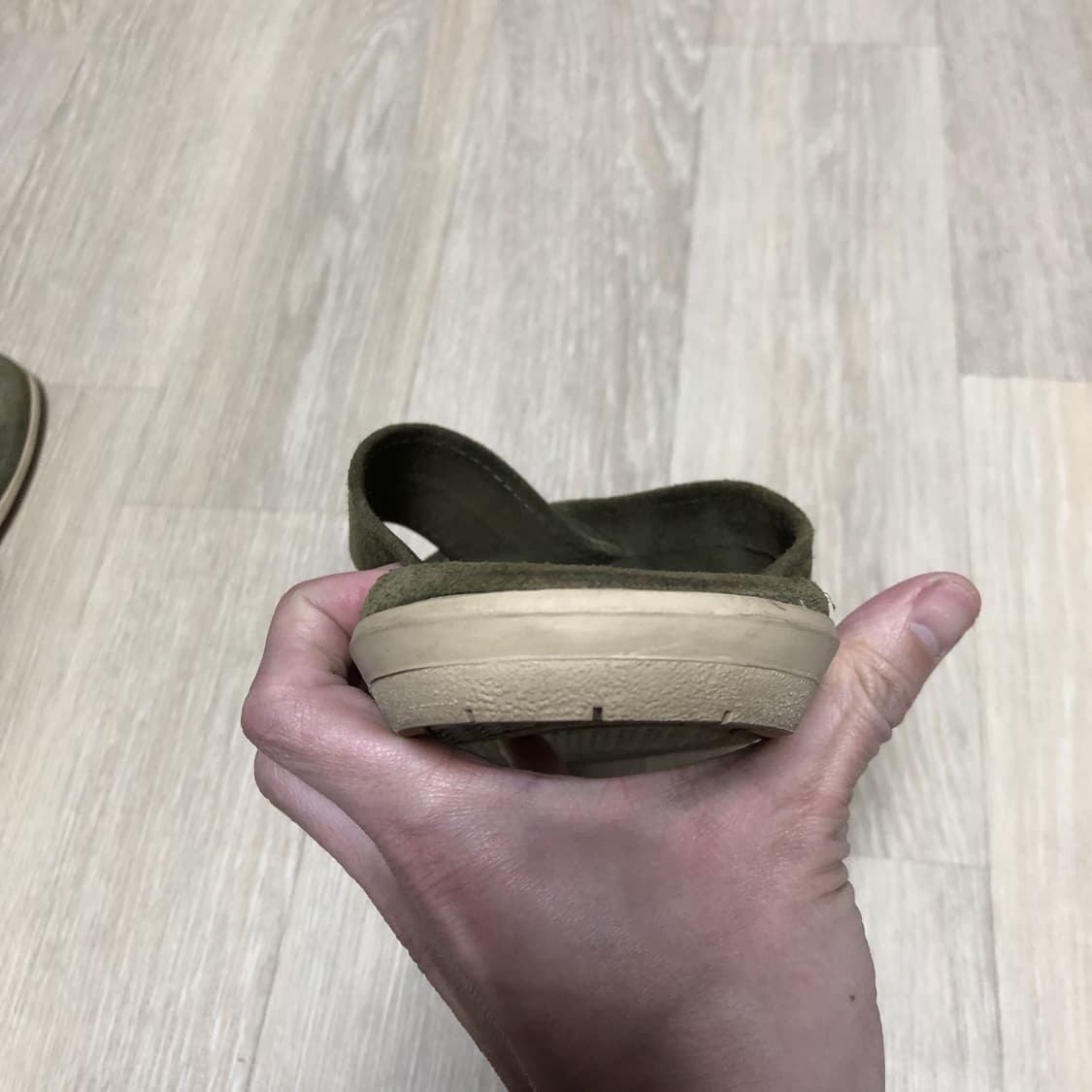 (260) 아일랜드 슬리퍼 스웨이드 슬라이드 올리브 카키 아일랜드260 상품이미지5