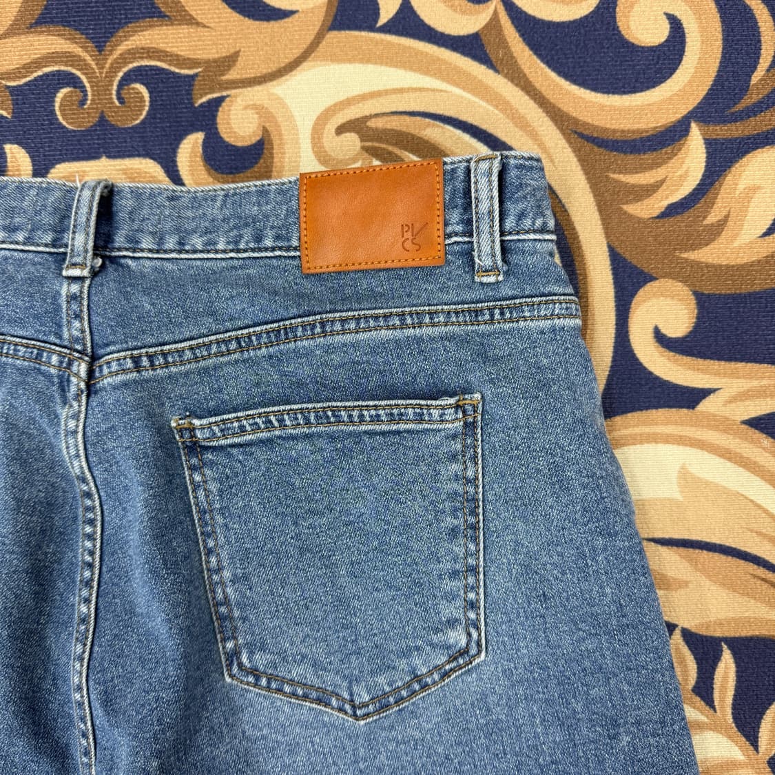 (XL)피브이씨에스 PVCS 와이드 워싱 데님팬츠 상품이미지6