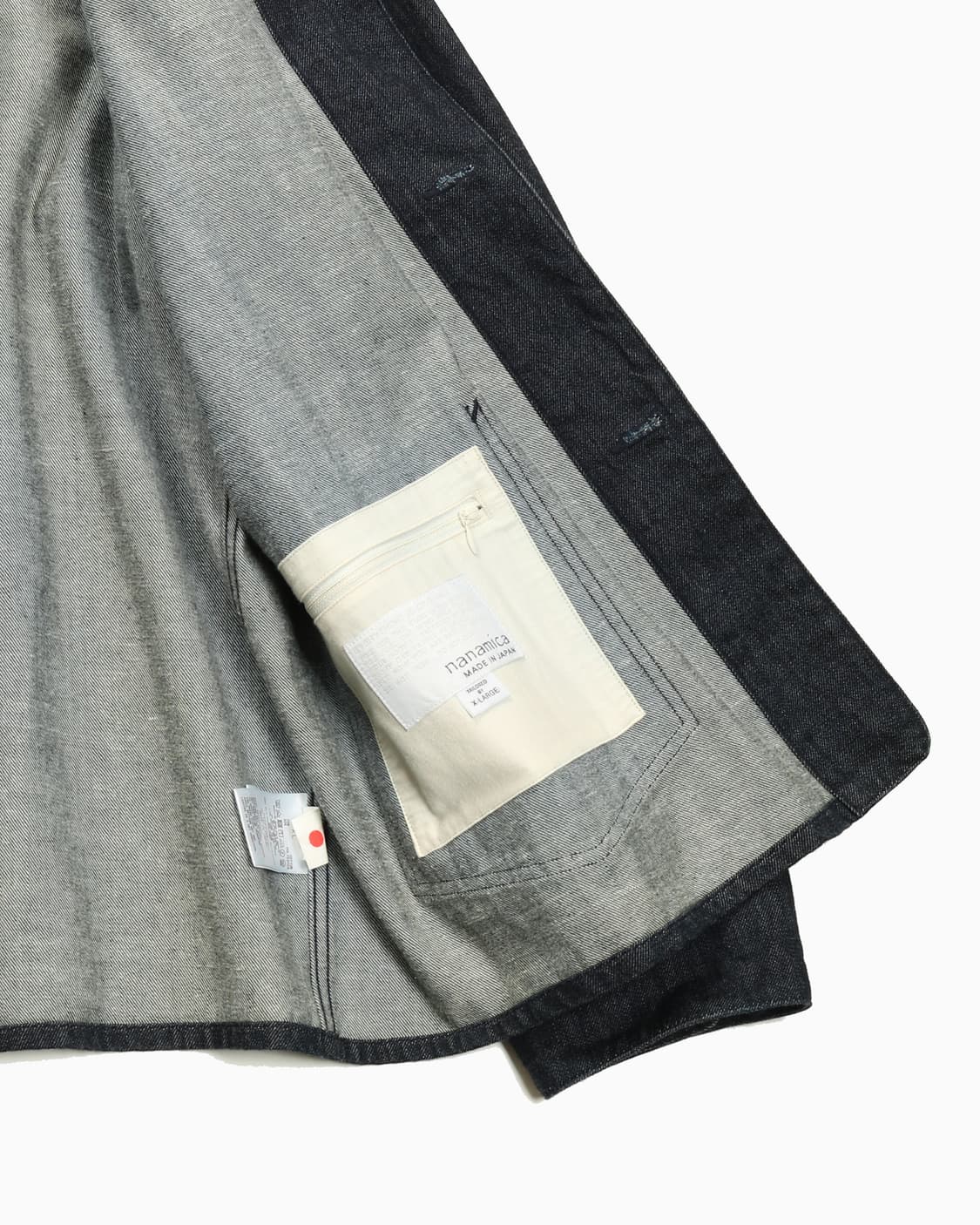 나나미카 인디고 블리치 데님자켓 상품이미지7