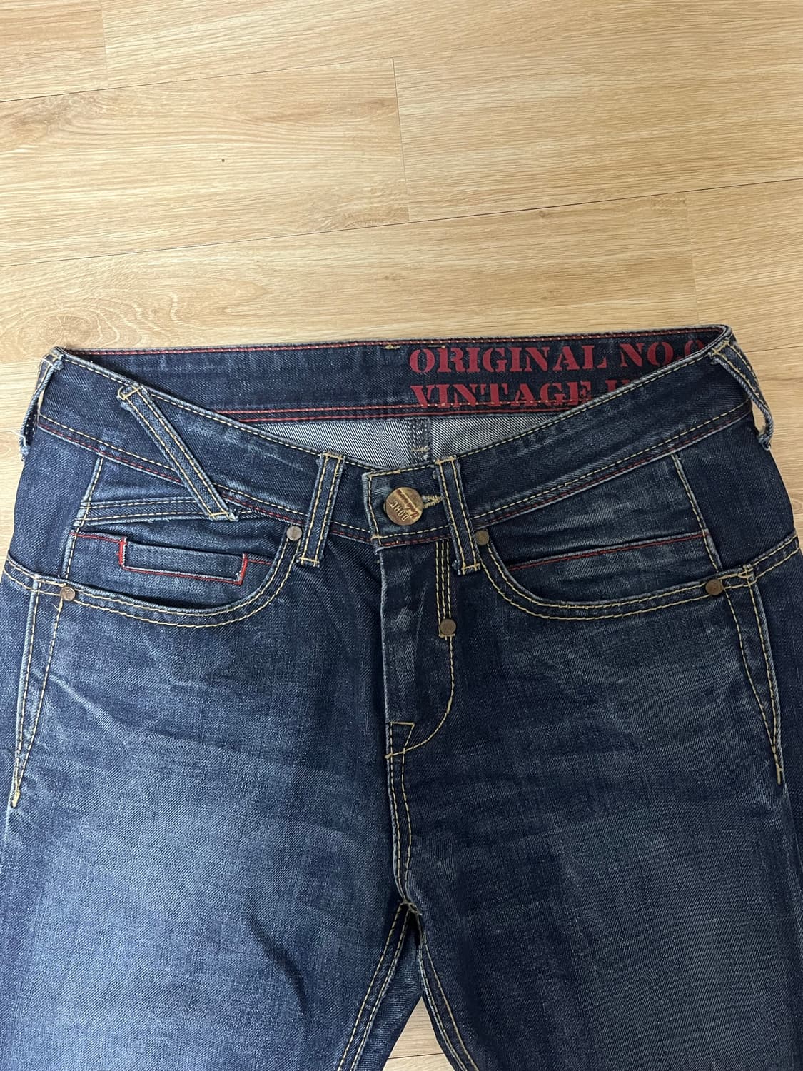 DOHC 빈티지 워싱 새깅 데님팬츠 상품이미지2