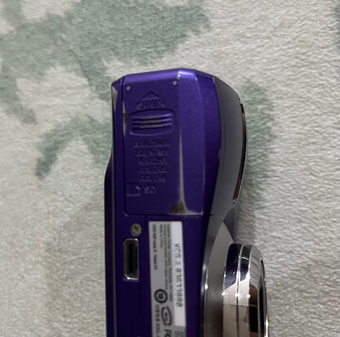 코닥 c913 레어한 보라색 디카 빈티지 카메라 상품이미지5