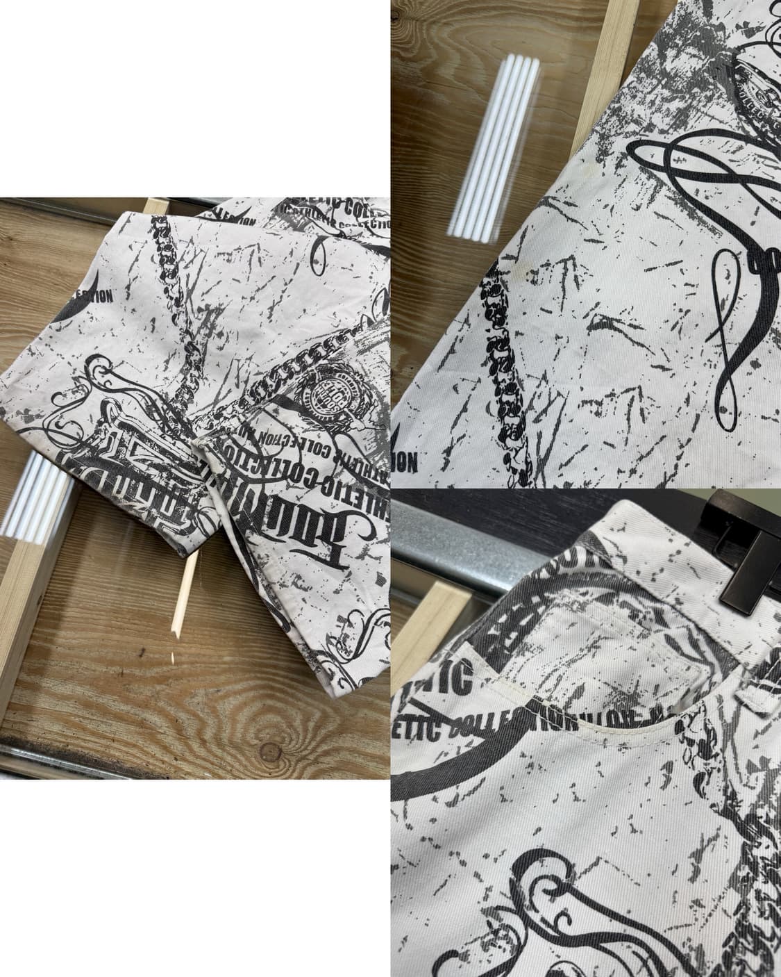 사우스 폴 힙합 그래피티 프린티드 팬츠 상품이미지9