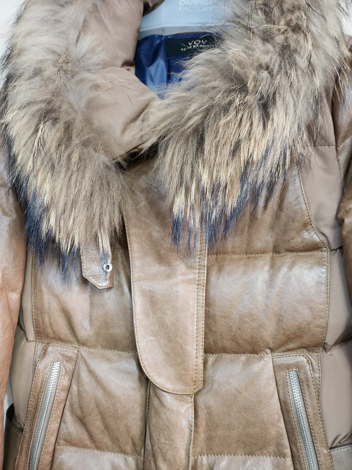 443) 보브 VOV 양가죽 오리털 패딩 상품이미지4