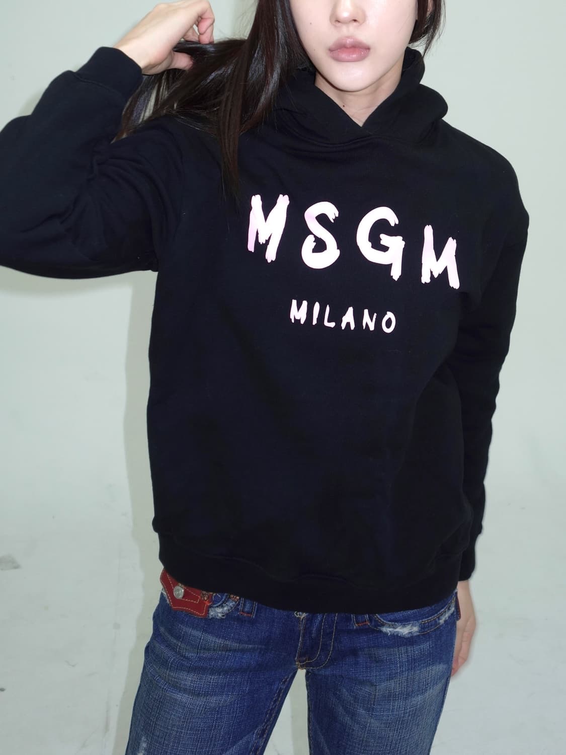 msgm후드(블랙핑크) 상품이미지1