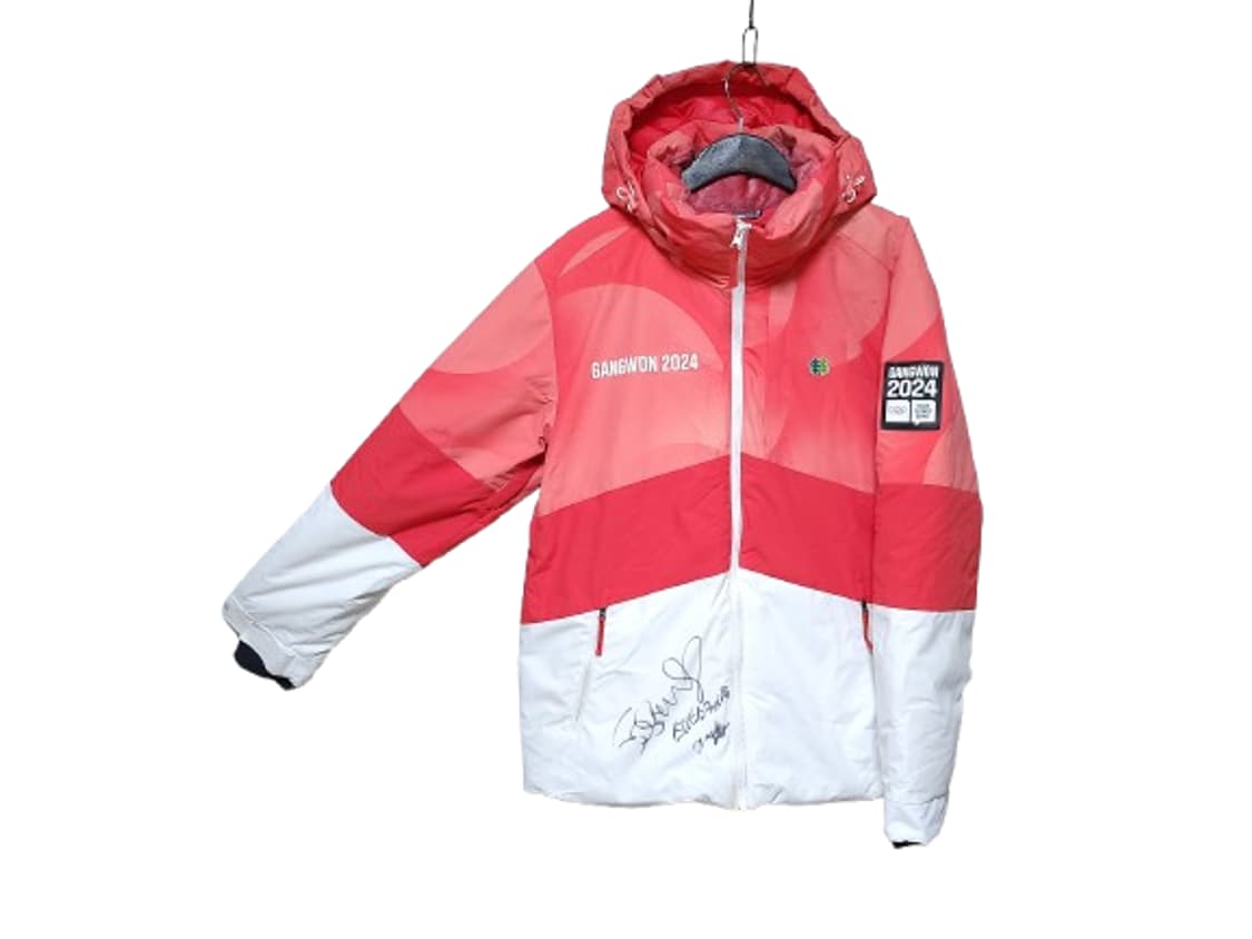 코오롱스포츠 2024올림픽  덕다운패딩 남성 100 (이상화싸인) 상품이미지3