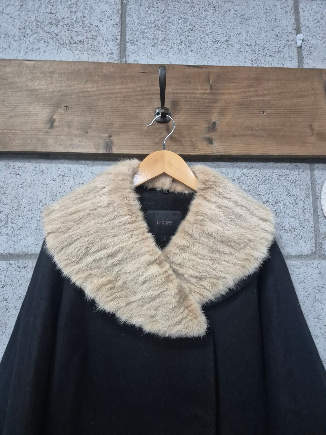 마쥬 밍크카라 울코트  상품이미지2